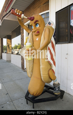 Los Angeles Dodger Dog Mascot Statue