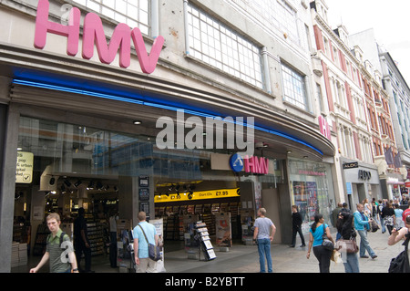 HMV flagship store on oxford street record shop Stock Photo