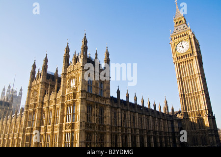 The houses of parliament London Stock Photo