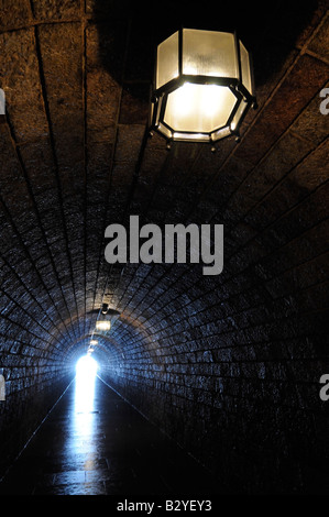 Nazi tunnel leading to Hitler s Eagles Nest Bavaria Tunnel der zum Kehlsteinhaus f hrt Bayern Stock Photo