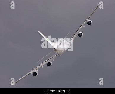 A380 Rear Rear view of an Airbus A380 Stock Photo - Alamy