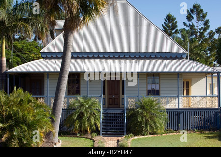 The Elegance of a Traditional Queenslander Home Stock Photo