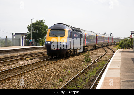 Devon Coastal Railway Stock Photo