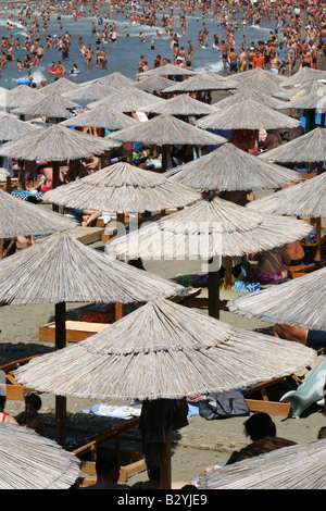 Mala Plaza (Small Beach) in Ulcinj, Montenegro Photo: pixstory / Alamy Stock Photo