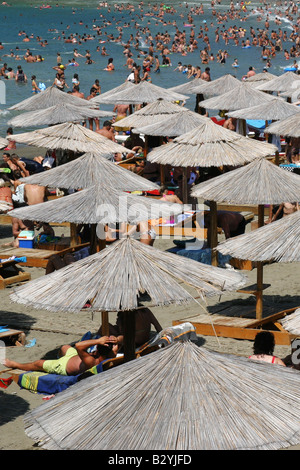 Mala Plaza (Small Beach) in Ulcinj, Montenegro Photo: pixstory / Alamy Stock Photo