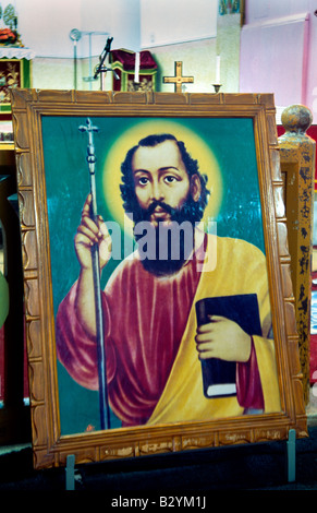 Kerala India Niranam St Mary’s Orthodox Syrian Church Founded By st Thomas In 52AD Present Church Built In 1912 Stock Photo