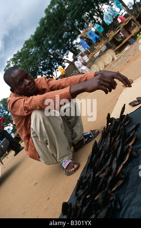 Market stall in Malawi. Stock Photo