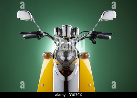 Close-up of Electric Bike Stock Photo