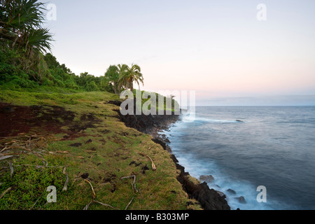 Shoreline, Puna District, Big Island Hawaii, USA Stock Photo
