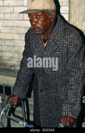 An elderly man in New York. Stock Photo