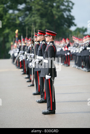 Passing out parade at Sandhurst also known as tehe Sovereign's Parade ...