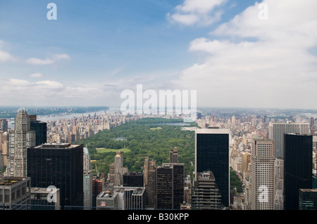 Overview of Central Park Stock Photo