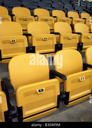 Stadium seats Stock Photo