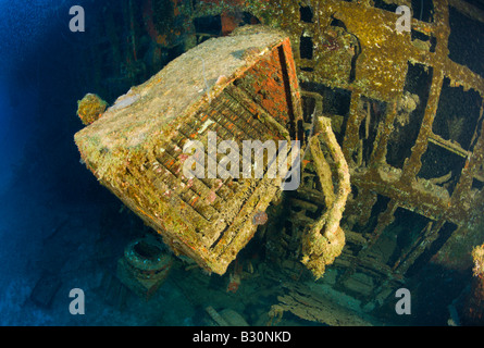 Wreckage of Destroyer USS Anderson Marshall Islands Bikini Atoll Micronesia Pacific Ocean Stock Photo