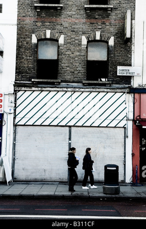 disused shop in Camden Town, London Stock Photo