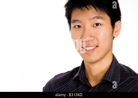 A young good-looking chinese male in his twenties Stock Photo