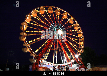 The Big Wheel / Ferris Wheel from front and slightly to side left. Stock Photo