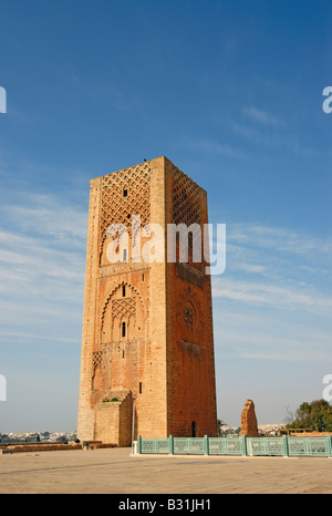 Tour Hassan Hassan Tower in Rabat Morocco Stock Photo