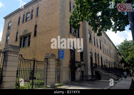 Strivers Row townhouses in the St Nicholas Historic District in the ...