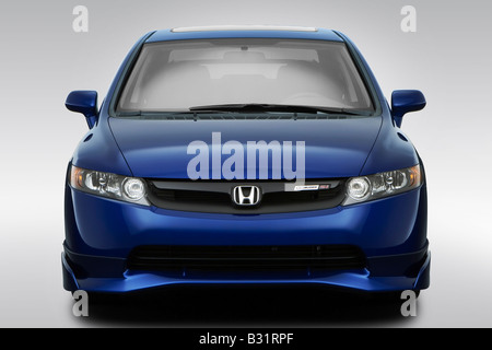 2008 Honda Civic SI Mugen in Blue - Low/Wide Front Stock Photo