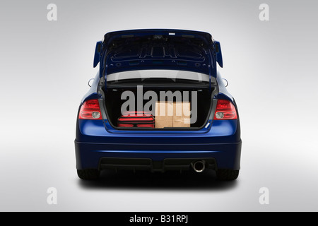 2008 Honda Civic SI Mugen in Blue - Trunk Props Stock Photo