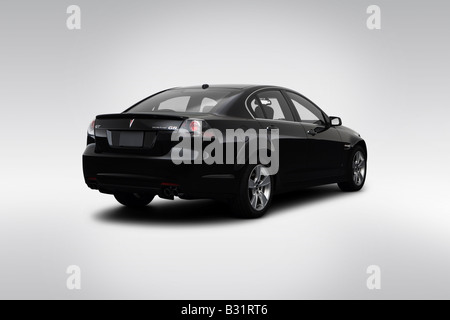 2008 Pontiac G8 GT in Black - Rear angle view Stock Photo