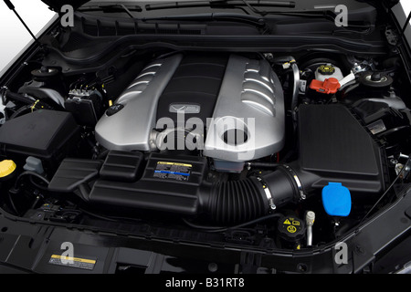 2008 Pontiac G8 GT in Black - Engine Stock Photo