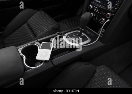2008 Pontiac G8 GT in Black - Auxilliary Jack Props Stock Photo