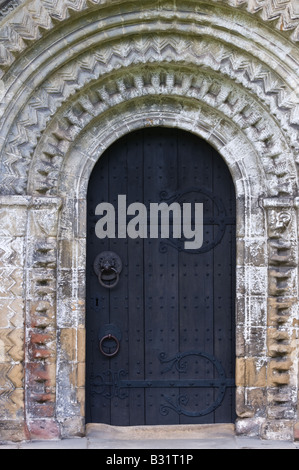 St John the Baptist Church Adel small narrow windows set above a ...
