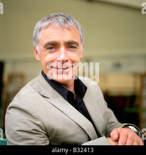 Irish author of the Artemis Fowl series of childrens books Eoin Colfer at the 2008 Hay Festival Hay on Wye Wales UK Stock Photo
