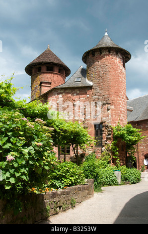 Village of Collonges-la-Rouge, Correze, Limousin, France Stock Photo