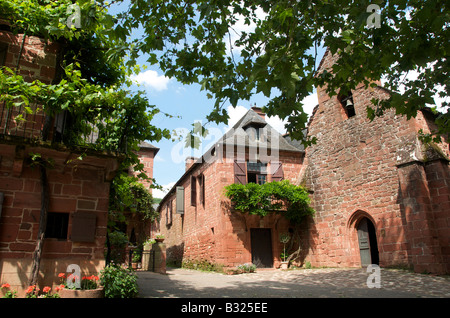 Village of Collonges la Rouge, Correze, Limousin France Stock Photo