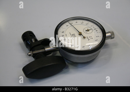 Dial Test Indicator used in a engineering workshop Stock Photo