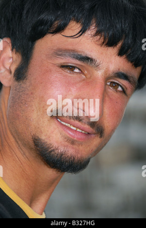 portrait of construction workers in Turkey Stock Photo