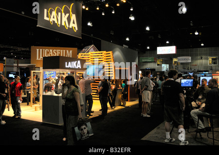 Siggraph 2008 held at the Los Angeles Convention center in downtown Los Angeles, California Stock Photo