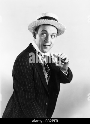 Portrait of man with cigar Stock Photo