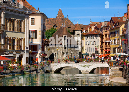 the Palais de l'Isle in Annecy France Stock Photo