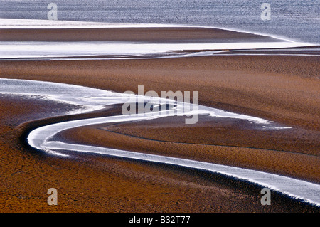 Tidal river flats, Australia Stock Photo