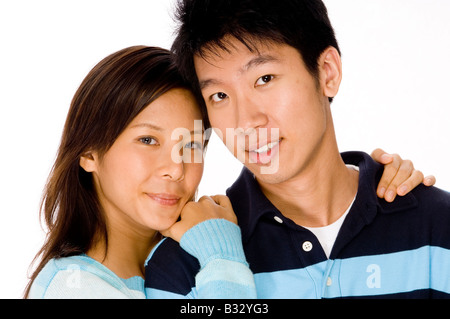 A young asian couple Stock Photo
