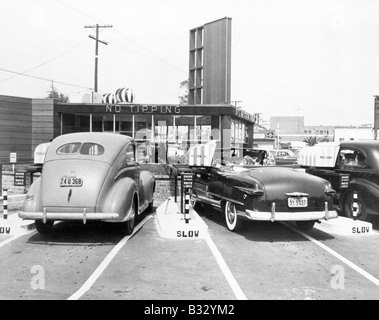 Drive-in restaurant 'The Track',  Los Angeles, CA, July 10, 1948 Stock Photo