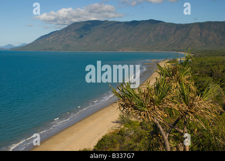 Scenic view of the coastline and beach at Port Douglas in Queensland, Australia Stock Photo