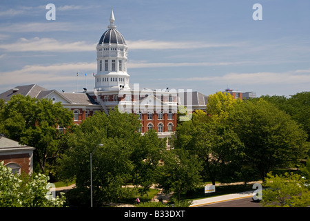 Columbia Missouri University of Missouri Jesse Hall and The Columns ...