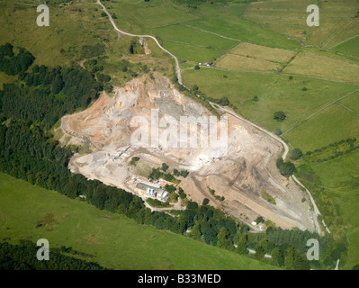 Stone Quarrying, Peak District, Derbyshire, Northern England Stock ...