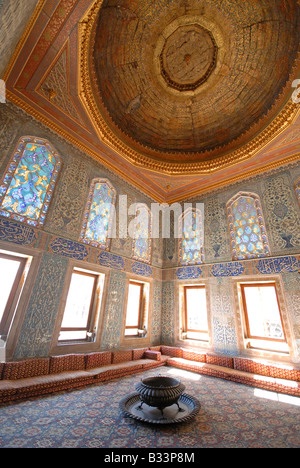 ISTANBUL, TURKEY. Interior of the Apartments of the Crown Prince in the harem of Topkapi Palace. 2008. Stock Photo