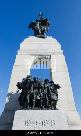 National War Memorial and Tomb of the Unknown Soldier Ottawa Ontario Canada Stock Photo