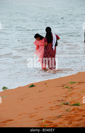 Vavu Bali or Vavubali Tharpanam is an important ritual observed by Hindus in Kerala in the month of Karkidakam  July to Aug) Stock Photo