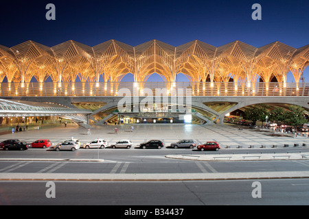 Oriente Station, Lisbon, Portugal Stock Photo