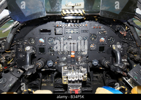 flight control instruments avro vulcan xm594 bomber cockpit newark air ...