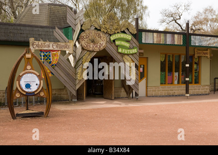 Sherwood forest visitor centre & shops Nottinghamshire Stock Photo