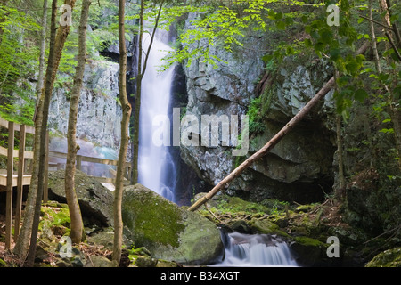 'Falls of Song' at the Castle in the Clouds in Moultonborough, New Hampshire Stock Photo